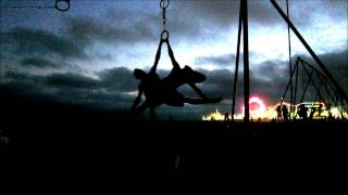 Steve and Rebecca playing around beautifully