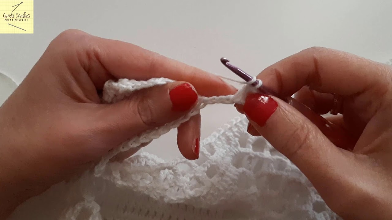 (tutorial) Gordijntje uit grootmoeders tijd haken deel 3