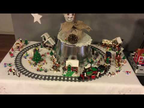 LEGO Christmas Winter Village Display 2019!