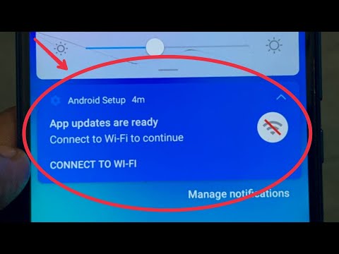 How To Fix App Updates are ready Connect to Wi-Fi to continue Problem Solve in Android