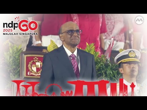 Leading the Padang with a stirring rendition of 'Majulah Singapura' | National Day Parade 2025