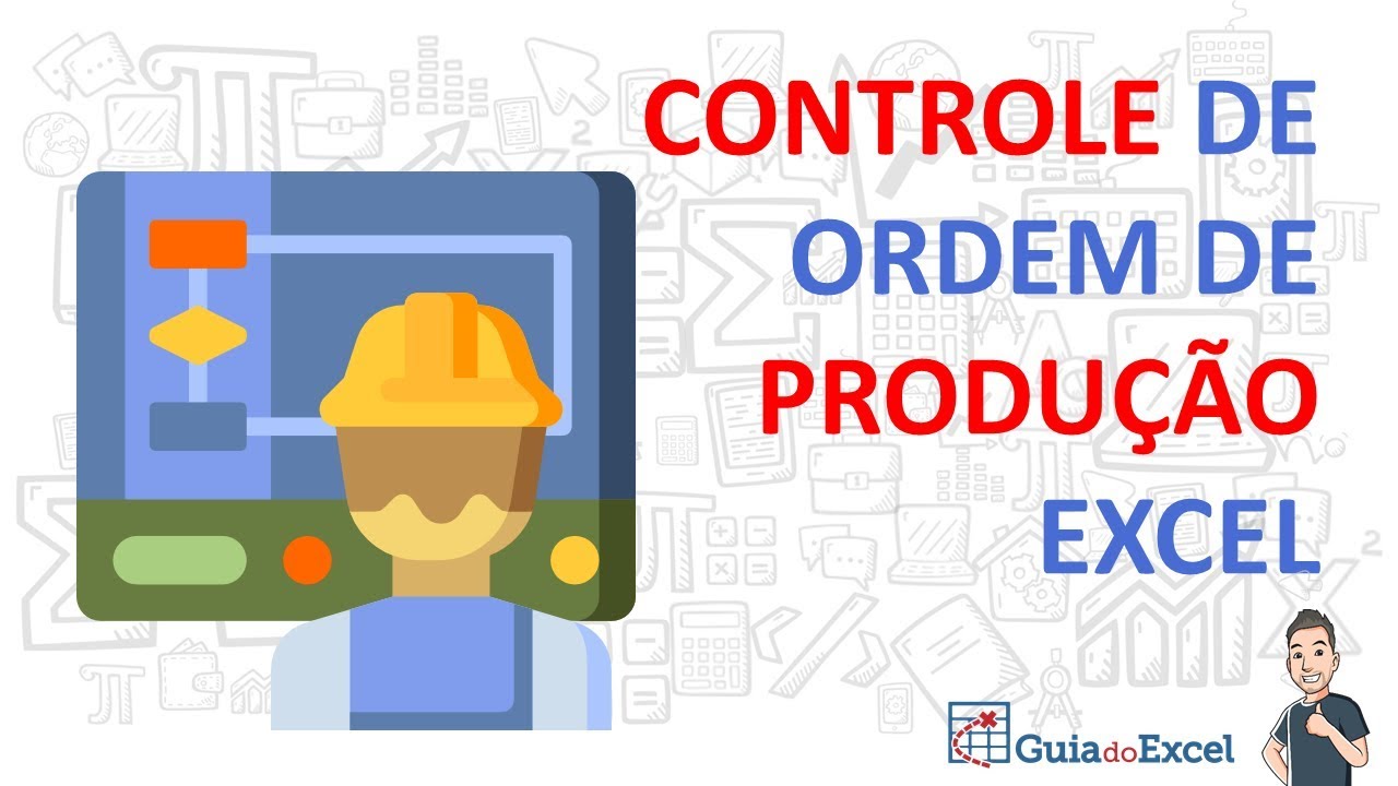 Controle de ordem de produção Excel