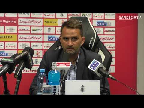 2018-08-11 Sandecja - GKS Katowice 1-0 (0-0), pomeczowa konferencja