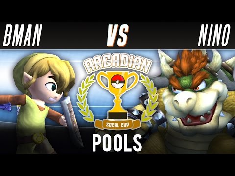 SoCal Arcadian #4: Pools ft. Bman (Toon Link) VS Blood Lord Nino (Bowser)