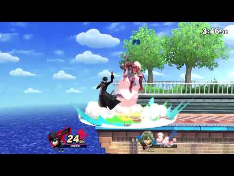 Mi JOKER vs LUCINA Online | New Tech Discovered: Joker's SideB Stage Spike