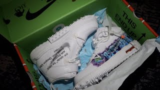 Off-White x Nike AF1 Mid Graffiti Unboxing & Review
