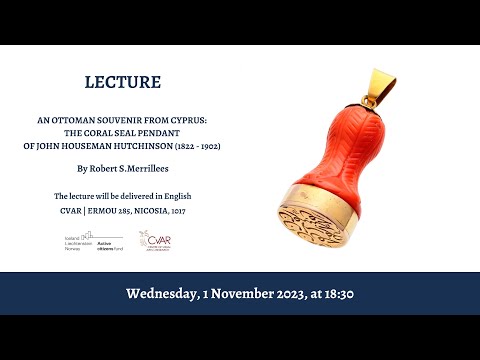 Palestra: Uma lembrança otomana de Chipre, de Robert S. Merrillees