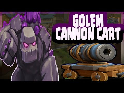 New meta deck. Destroying my opponents with golem Cannon cart