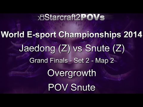 SC2 HotS - WEC 2014 - Jaedong vs Snute 2 - Grand Finals - Map 2 - Overgrowth - Snute