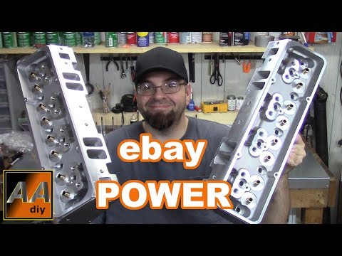 Cheap ebay Aluminum SBC Cylinder Heads Inspection