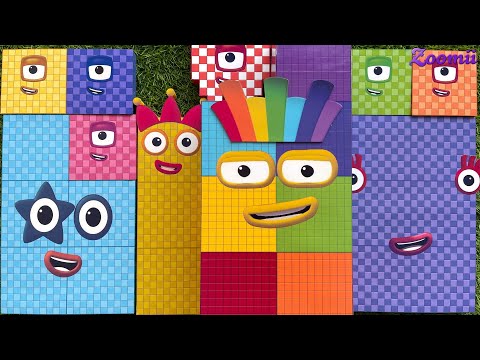 Looking for Numberblocks Puzzle Tetris NEW 7K vs 600 Space ASMR - Numberblocks Satisfying Video #112