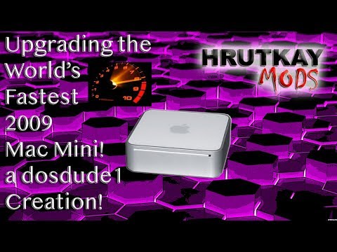 Upgrading The World’s Fastest & Only Socketed CPU 2009 Mac Mini! Built by dosdude1