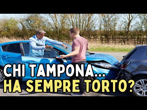 INCIDENTI STRADALI: è vero che chi TAMPONA ha sempre TORTO? Cosa dicono CODICE DELLA STRADA e LEGGE