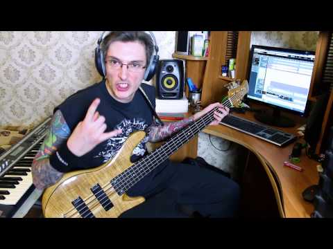 Ivan Izotov - recording bass-guitar for the new song "Eternal Struggle"