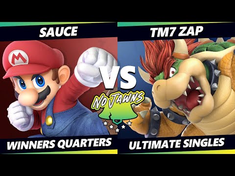 No Jawns 3 - SAUCE (Mario) Vs. TM7_ZAP (Bowser Jr, Luigi) Smash Ultimate - SSBU