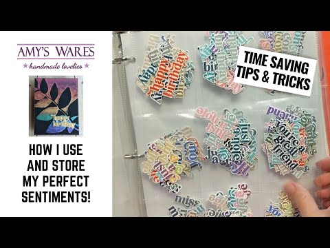 How I use my Perfect Sentiments from Pinkfresh Studios with my batching process!