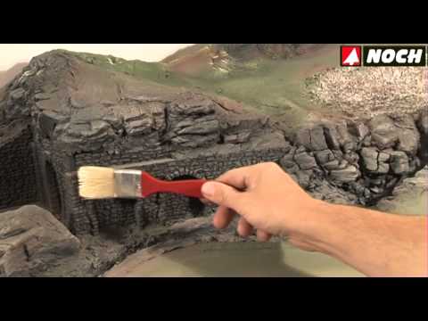 NOCH Modellbau: Highlighten und bemalen von Felsen