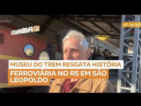 Museu do Trem, em São Leopoldo, guarda mais de mil itens da história ferroviária gaúcha