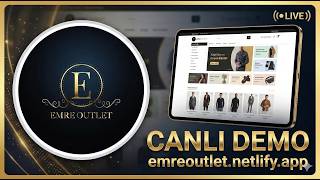 Web Tasarım Projem: Emre Outlet E-Ticaret Sitesi Tanıtımı