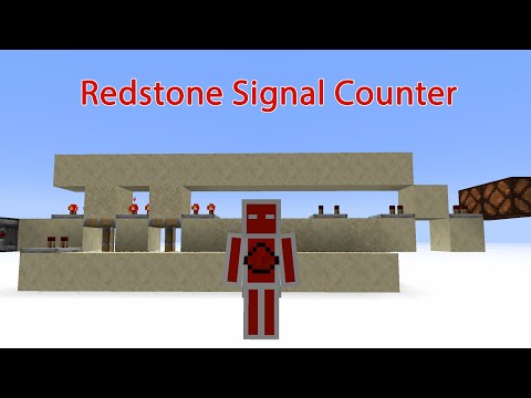 Minecraft Redstone Signal Counter | RQTSTEIN
