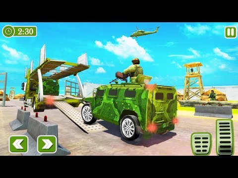 Army Car Transporter 2019 : Airplane Pilot Games - Android Gameplay FHD #1