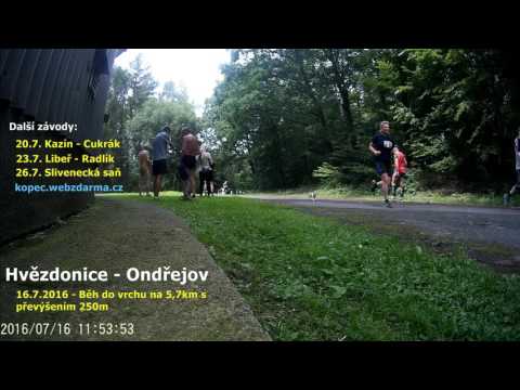 Běh do vrchu Hvězdonice - Ondřejov 16.7.2016 , 2. část ze 2