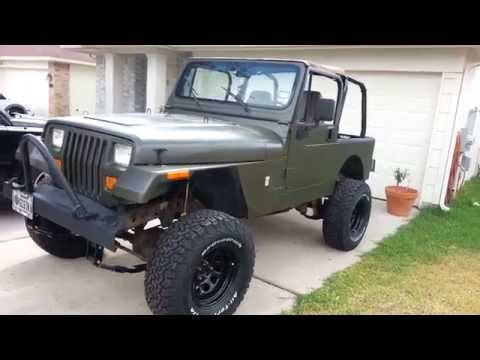 Jeep Wrangler YJ Project #6 Lift kit installed & new tires