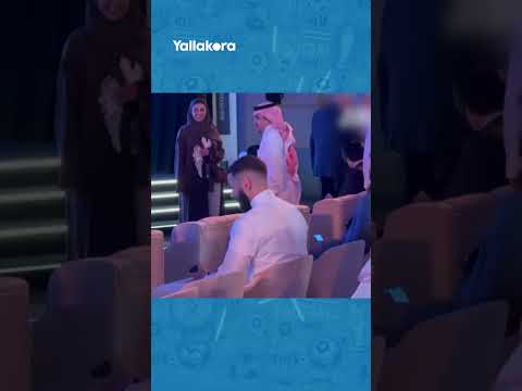 بنزيما بالثوب السعودي بجوار حسام غالي في قرعة كأس العالم للأندية