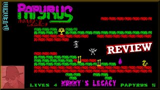 Papyrus - Mummy's Legacy : Homebrew from 2020 - on the ZX Spectrum 48K !! with Commentary