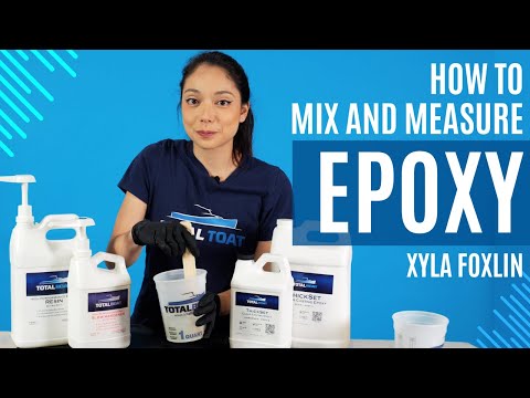 How to Mix and Measure Epoxy | TotalBoat with Xyla Foxlin
