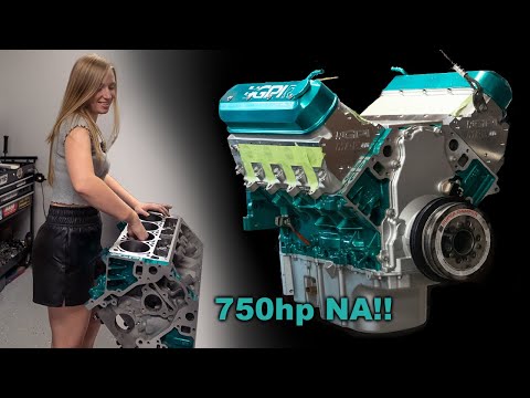 Assembling my ALL MOTOR LS Stroked into 416- 750HP Naturally Aspirated! Ep. 10