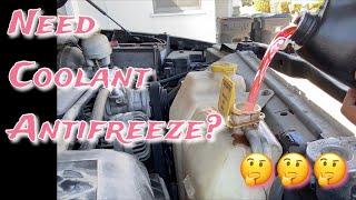 How to Add Coolant Antifreeze to your Radiator or Reservoir Dodge Ram 1500 2500 3500