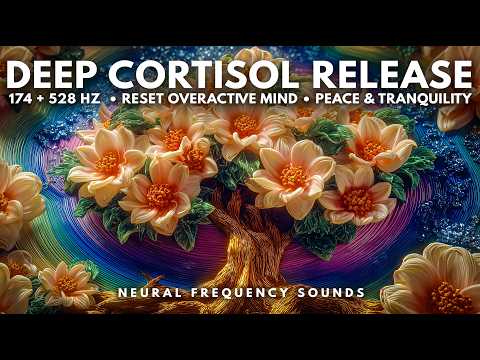 174 Hz + 528 Hz 🌿 Cortisol Flush • Activate Parasympathetic Nervous System & Calm Your Mind 🧘