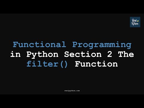 Rp Functional Programming In Python Section 2 The Filter Function Advanced