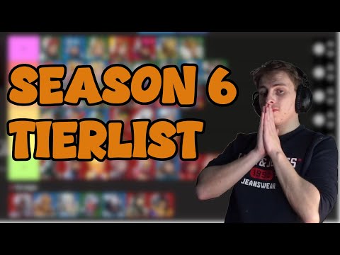WORLD CHAMPION Tier List for Season 6 in Marvel Rivals