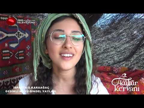 Yörük Kızları Ayça  akkın ve Güllü  Kıl Çadırda Çaldılar - Söylediler. Denizin Dibinde Hatçam