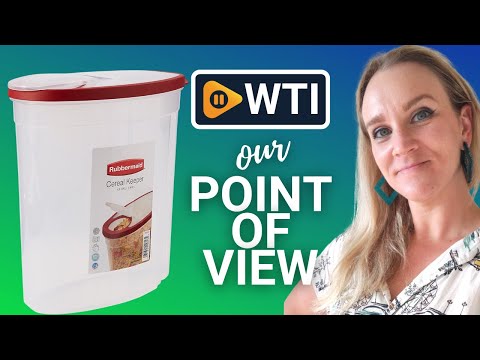 Rubbermaid Cereal Keeper Container - WTI product video review