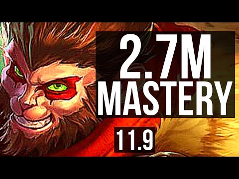 WUKONG vs VOLIBEAR (MID) | 2.7M mastery, 1700+ games, 6 solo kills | EUW Master | v11.9