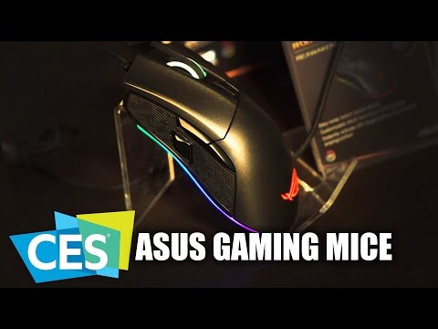 CES 2017: ASUS Gladius II and ROG Strix Evolve Gaming Mice