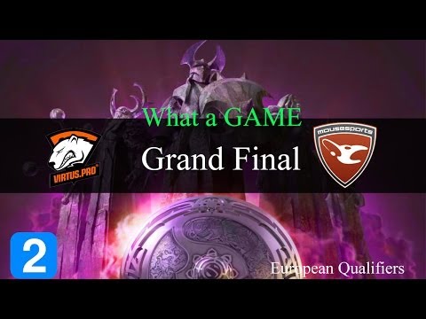 Mousesports vs Virtus Pro Game 2. The International 2014 - Qualifiers