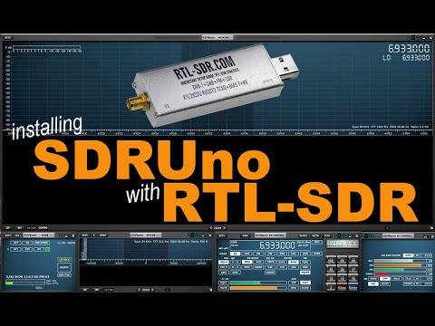 Installieren von SDRUno zur Verwendung mit einem RTL-SDR