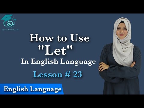 Uses of Let in English Language | English Language Course | Apna Teacher