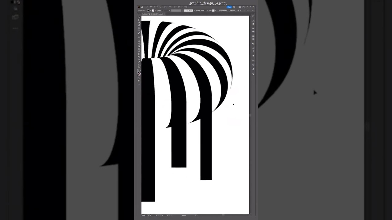 Adobe Illustrator Tutorial step-by-step guide Creating Abstract logo design
