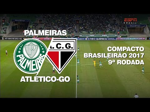 Palmeiras 1-0 Atlético-GO - Brasilerão 2017 - 9ª Rodada