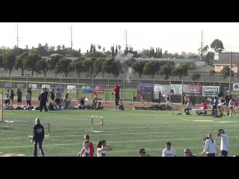 JVB 200m Heat 2 vs Marina - 4-14-16 - Los Alamitos Boys