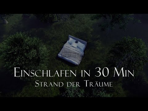 Sanftes Meeresrauschen 🏖 Strand der Träume | Einschlafen in wenigen Min | schwarzer Bildschirm