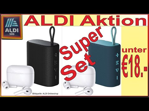 ALDI Aktion - Bluetooth Kopfhörer & Bluetooth Lautsprecher im Set - Unfassbar billig beim Discounter