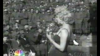 Marilyn Monroe - Singing DIAMONDS and DO IT AGAIN in Korea with sound!RARE