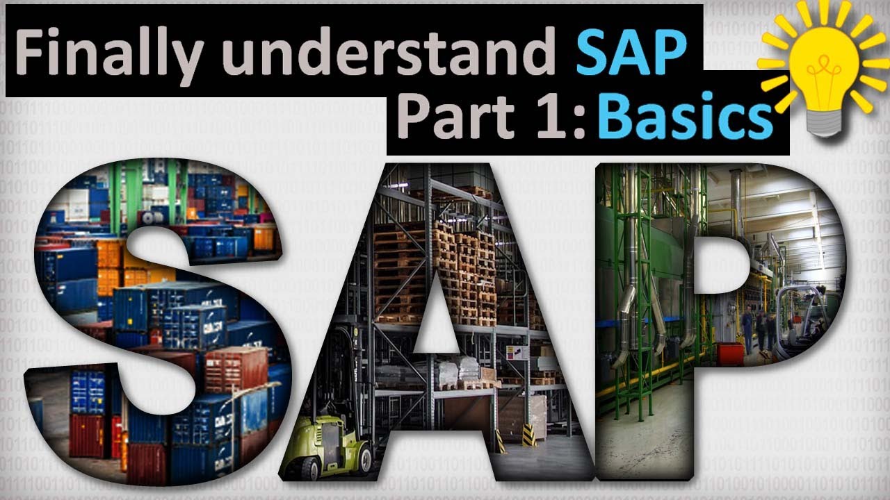 Finally understand SAP - Part 1: Basics, Transactions and Master/Transaction data