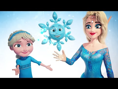 FROZEN Snowflake Song | New Science Learning Song + Video in Frozen Land